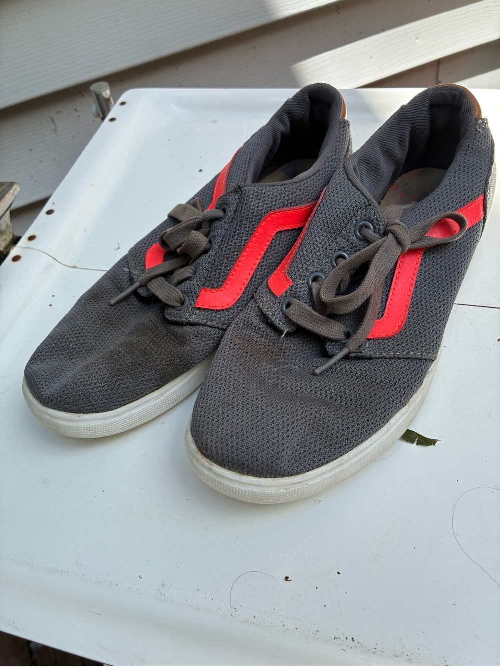 Women’s Grey Vans size 8